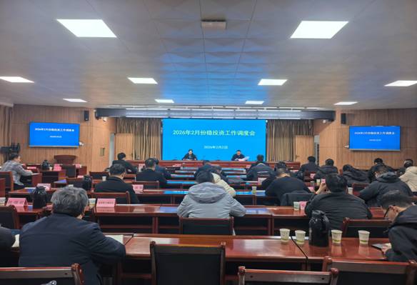 2月份穩(wěn)投資調(diào)度會